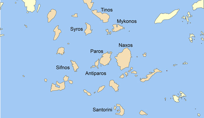 Mykonos/Santorin 3* 